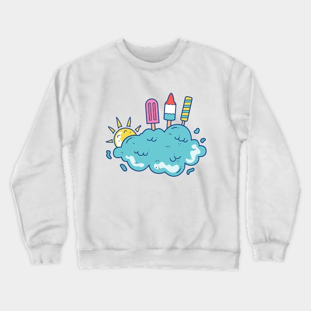 Ice cream dream land Crewneck Sweatshirt by UniqueDesignsCo